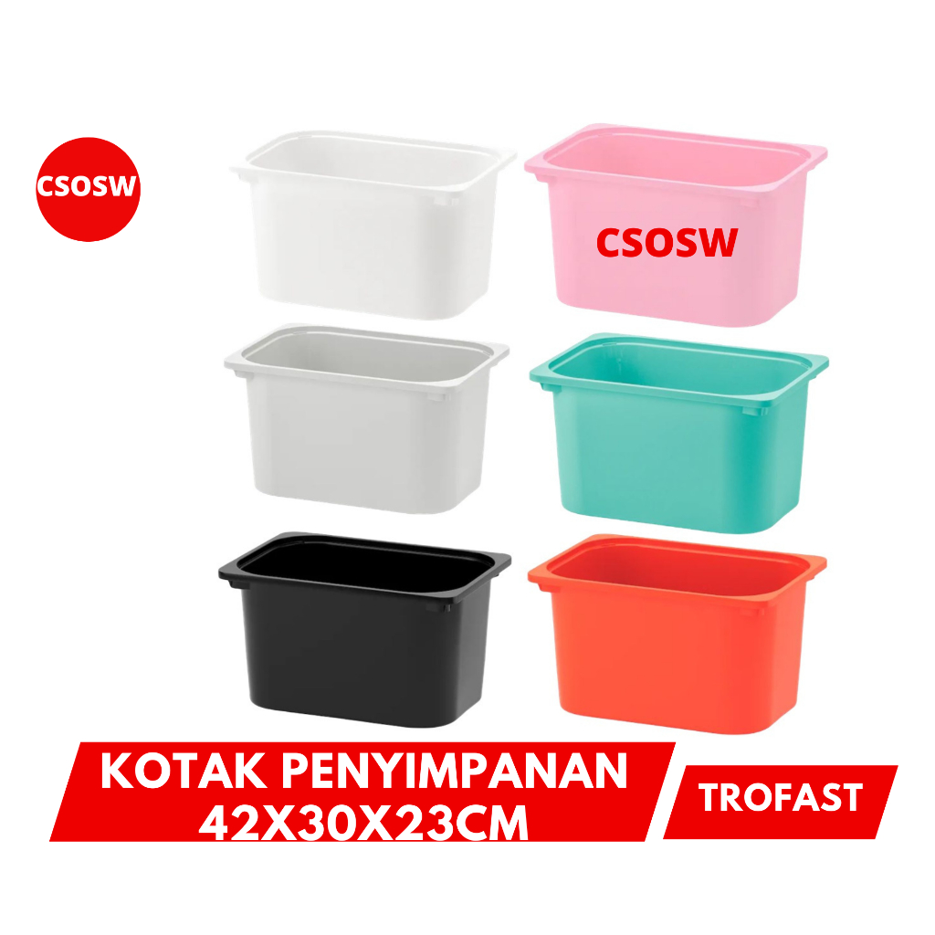 Kotak Penyimpanan Tanpa Tutup Multifungsi Storage Box 42x30x23cm TROFAST