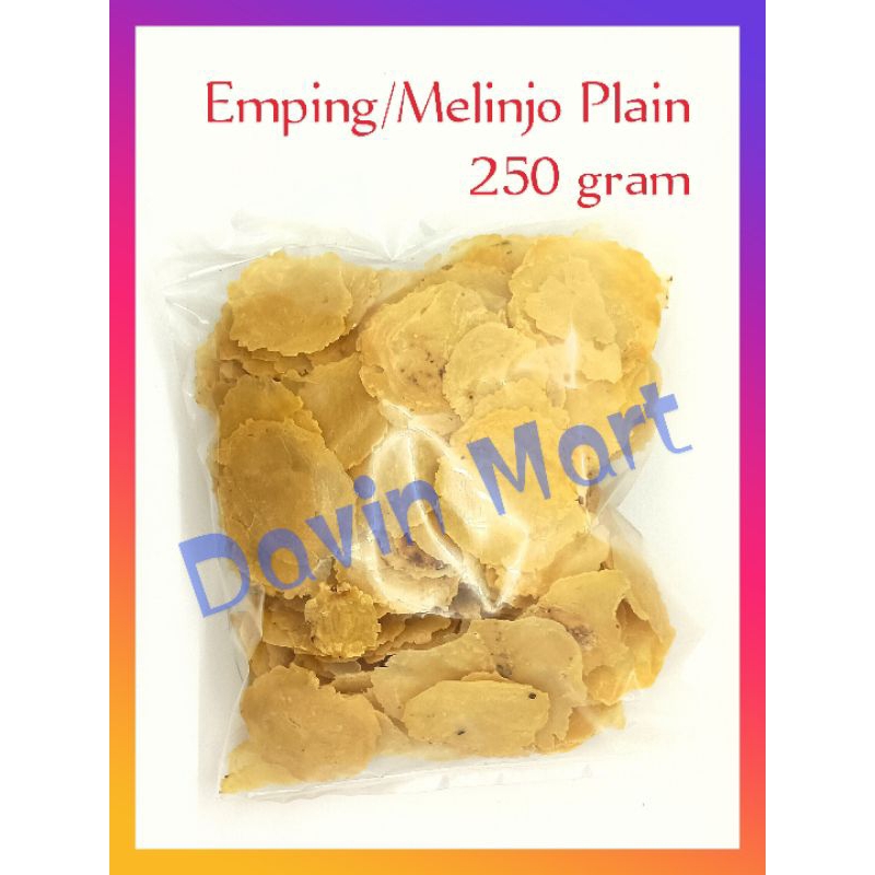 Emping Melinjo Tawar Mentah 250 gram