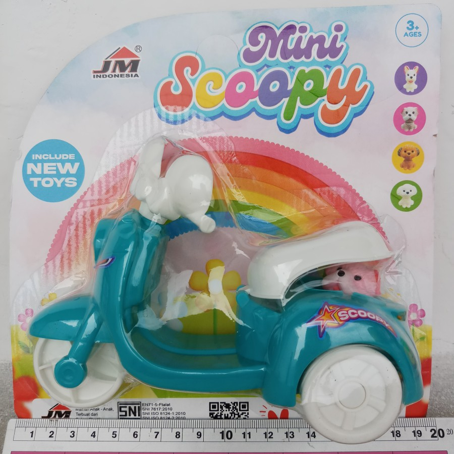 Mainan Edukasi Anak Motor mini scoopy bonceng boneka Jm-107