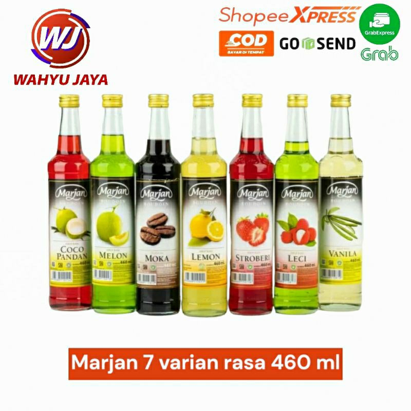

Marjan syrup all varian 460 ml