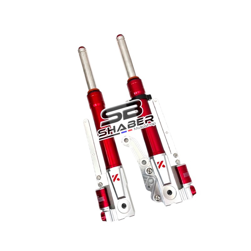 Shock KTC Aerox Depan Merah SFF11
