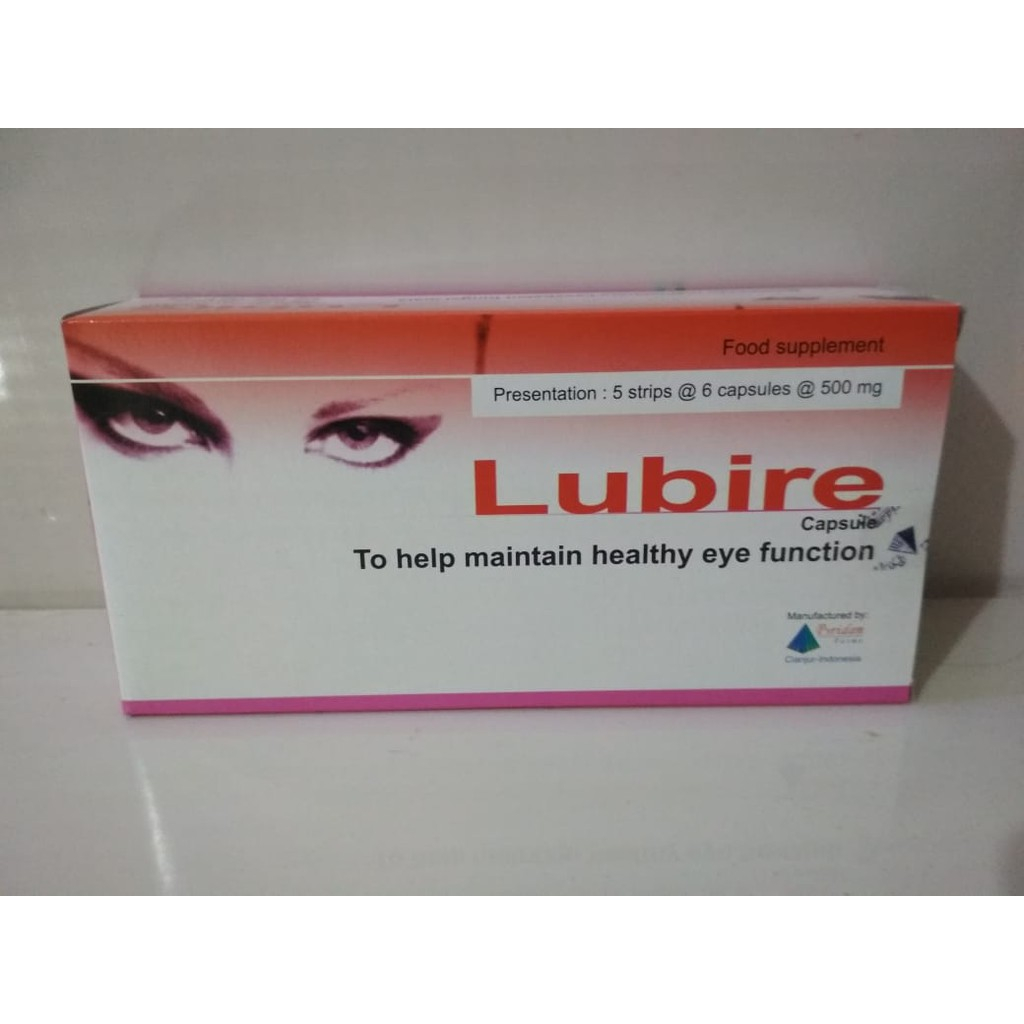 Lubire Capsul Strip Isi 6 Pcs / Vitamin Mata