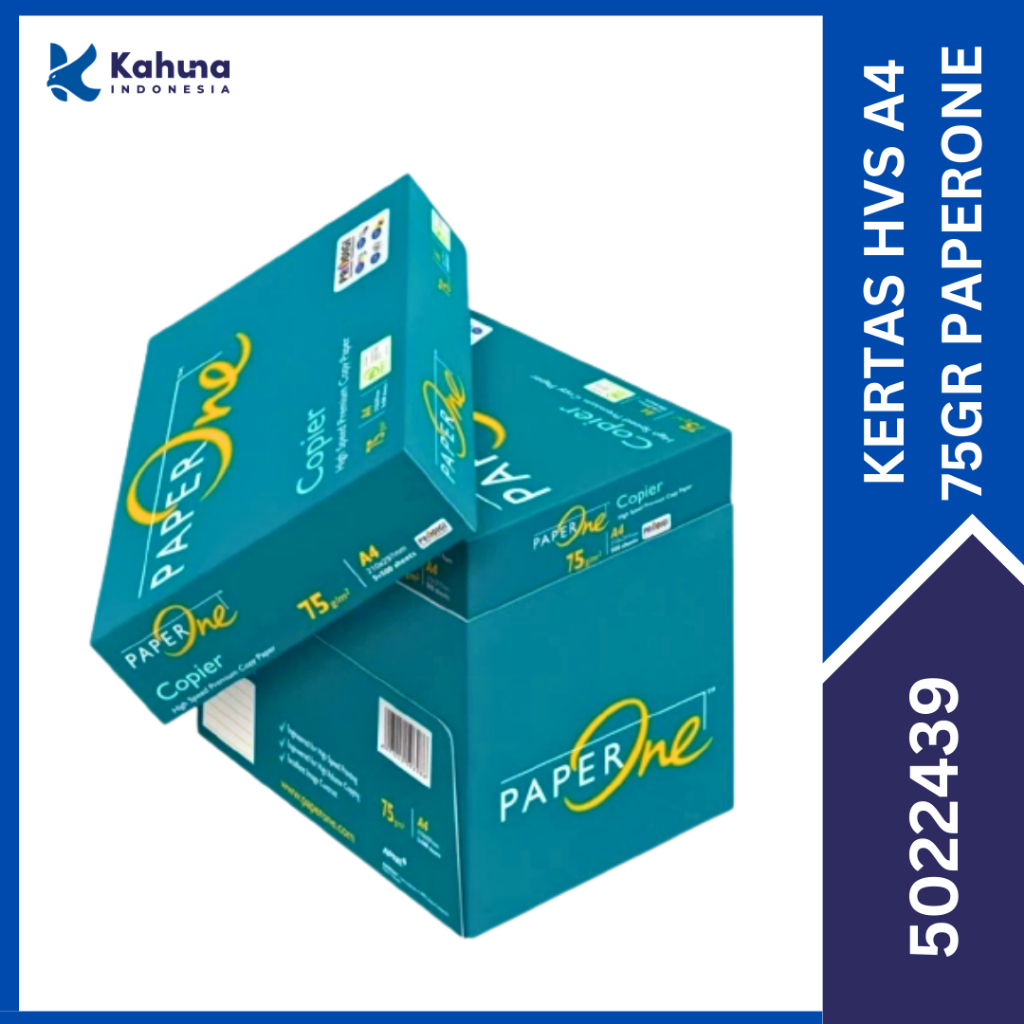 

PaperOne Kertas Hvs Putih A4 - 75Gr - Box - Grab Gojek [5022439]