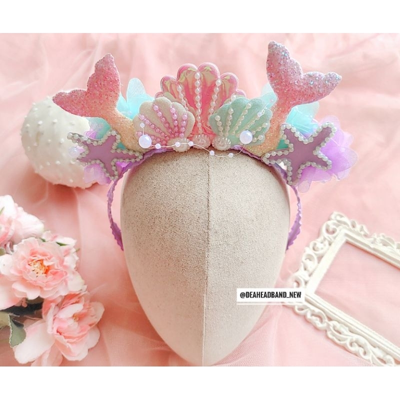 Bando mermaid Double Tail headband putri duyung