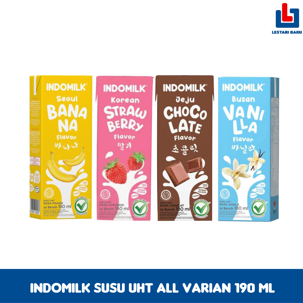 

Indomilk Susu UHT All Varian 190 ml