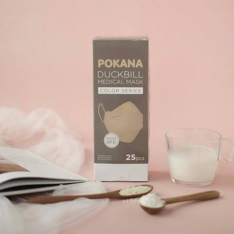 POKANA Duckbill 4ply Earloop Surgical Face Mask Adult Masker Duckbil