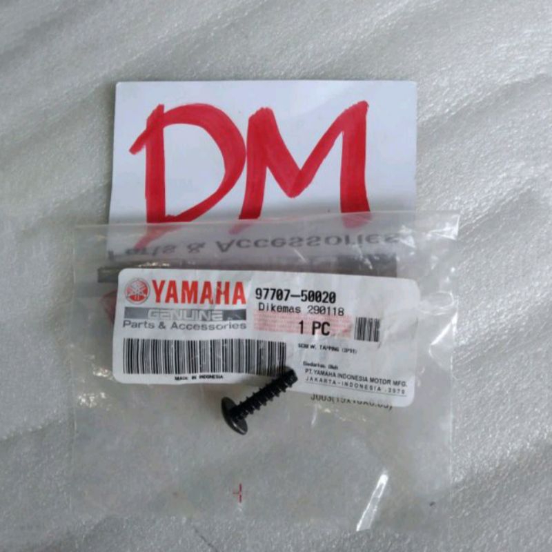 bolt baut screw tapping cover stoplamp Nmax N max 97707-50020 asli original Yamaha YGP
