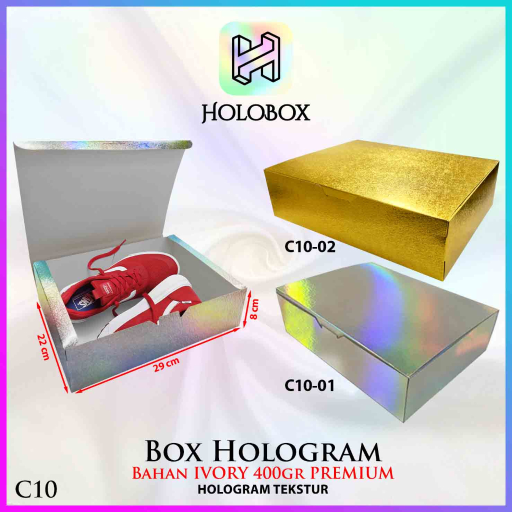 

Kotak Box Kado / Aesthetic Box / Box Hologram / Gift Box / Kotak Hadiah / C10