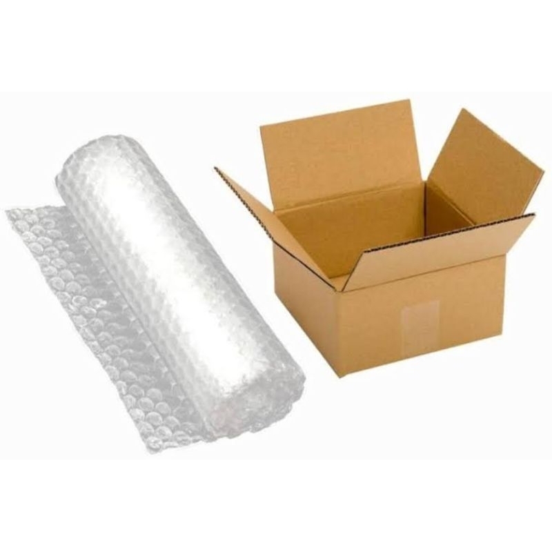 

Bubble Wrap & Box dus Extra Tambahan Biar Packing Aman