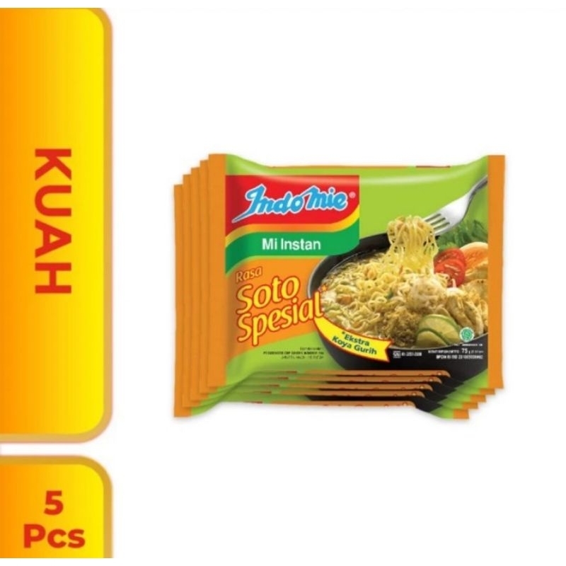 

Indomie Kuah Rasa Soto Spesial 5pc