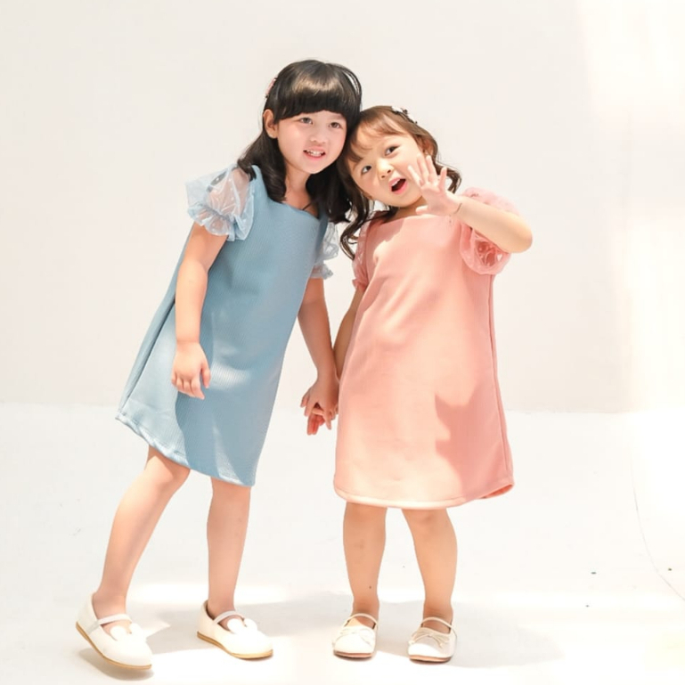 DRESS KNIT MOANA 1-5 Tahun Baju Dress Anak Perempuan