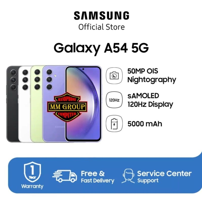HP SAMSUNG GALAXY A54 5G | RAM/ROM 8/128 & 8/256 [GARANSI RESMI INDONESIA]