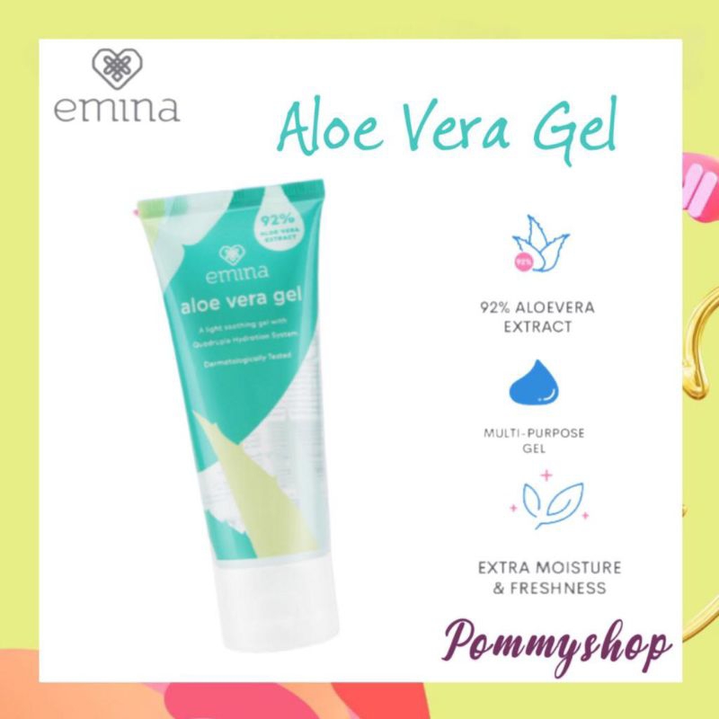 Emina Aloe Vera Gel 60ml | Pelembab Muka