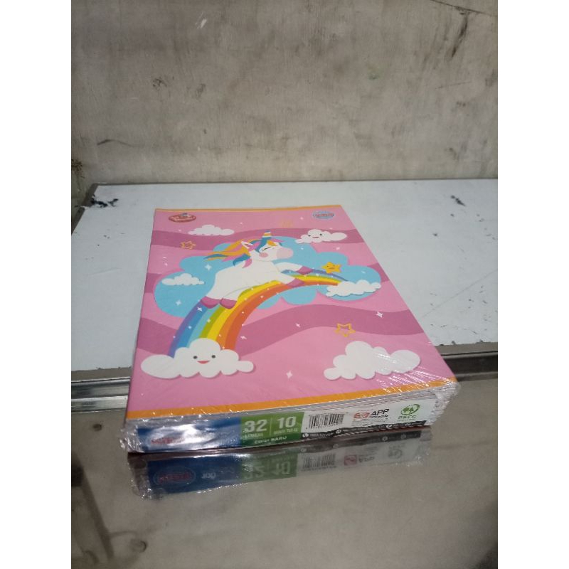 

Buku Tulis 32SIDU Sinar Dunia SIDU 32 lembar -1pack isi 10buku