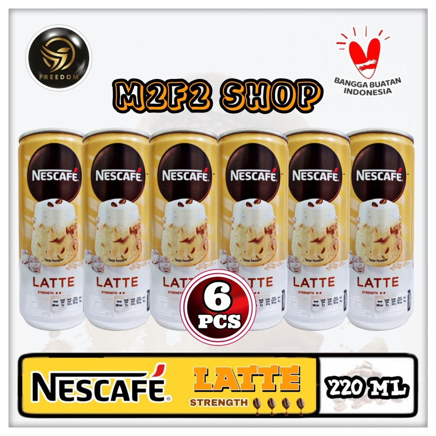 

Kopi Nescafe Ala Cafe Latte Kaleng | Can - 220 ml (Kemasan 6 Pcs)