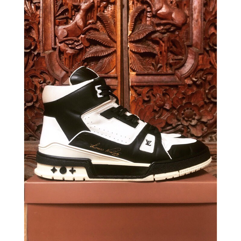 LV Trainer Mid Black And White Panda x Virgil Abloh