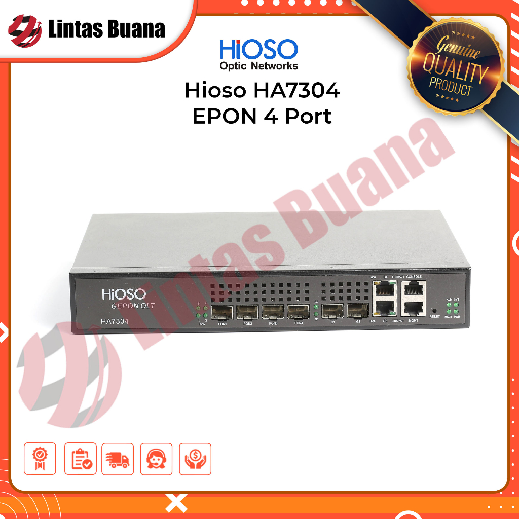OLT EPON HIOSO HA7304 4 PON Port Non SFP