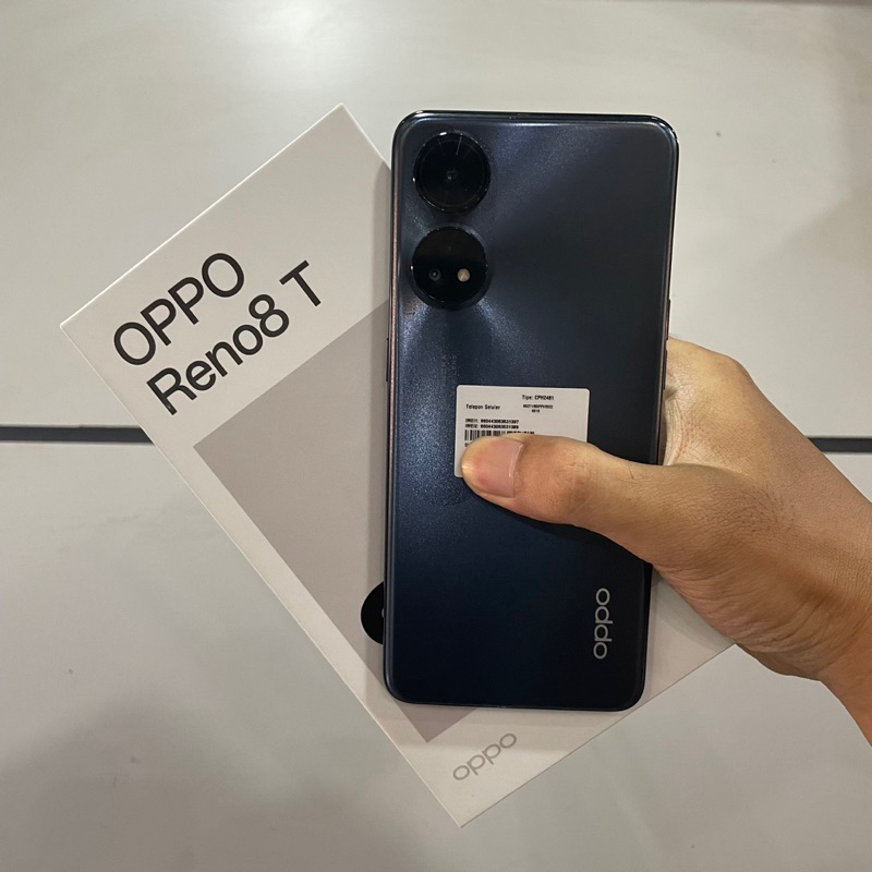 oppo reno 8t 8/256gb second bekas pakai mulus fullset original resmi