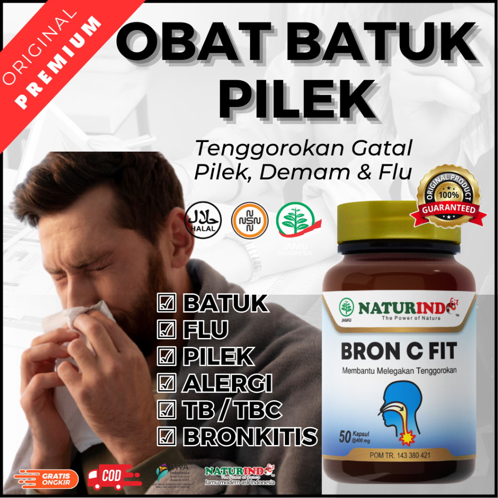 Obat Batuk Berdahak Kering Gatal Tenggorokan Anak Dewasa Herbal Paling Ampuh