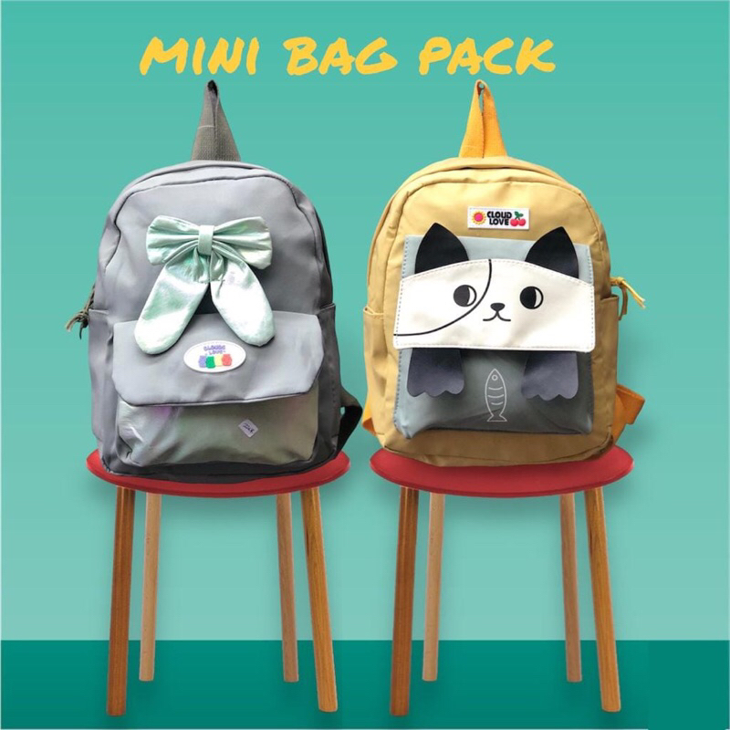 tas ransel kecil wanita korea mini bagpack import tas ransel anak karakter