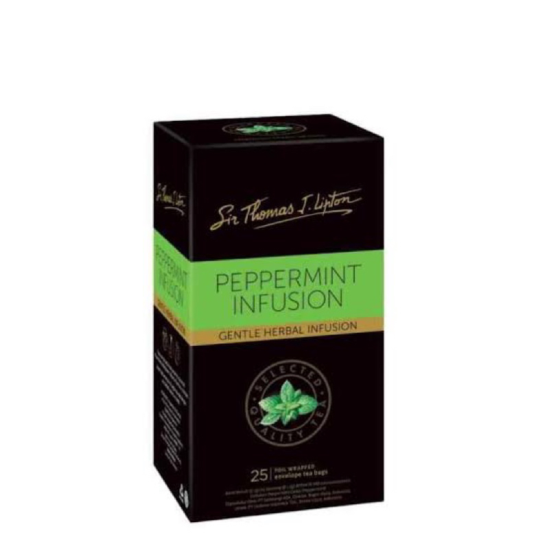 

TEH LIPTON SACHET SASET Peppermint Infusion Per Saset Sir Thomas J. Lipton Herbal Infusion