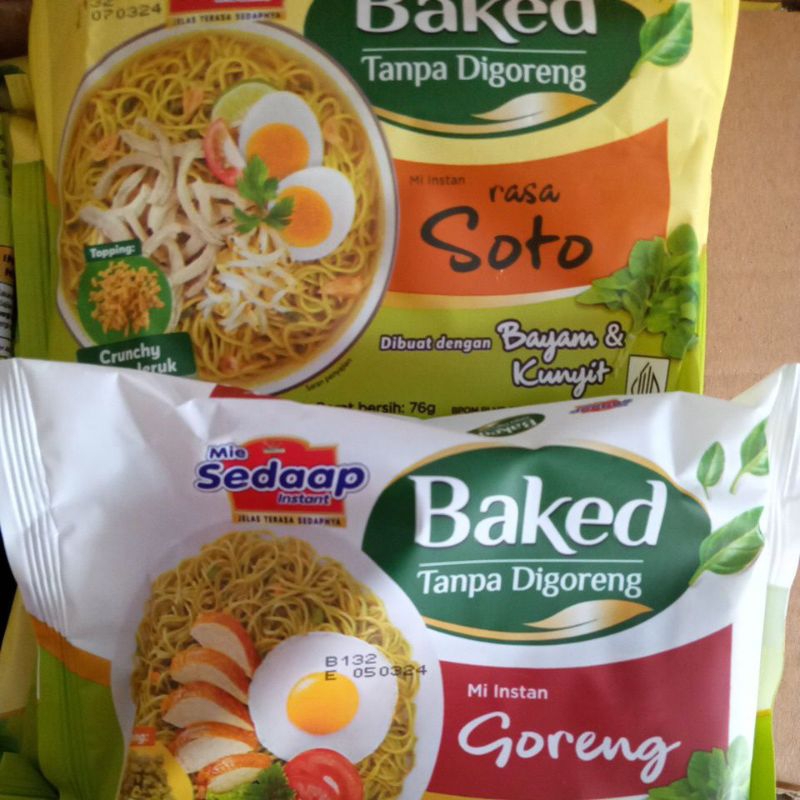 

mie Sedaap BAKED Tanpa Digoreng