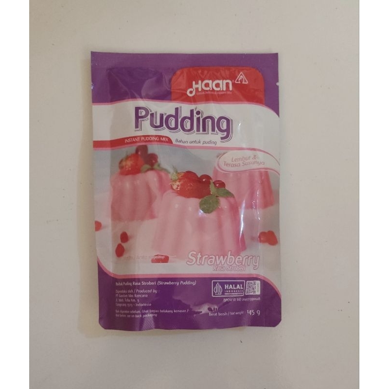 

Haan Pudding Strawberry Puding Instant 145gr