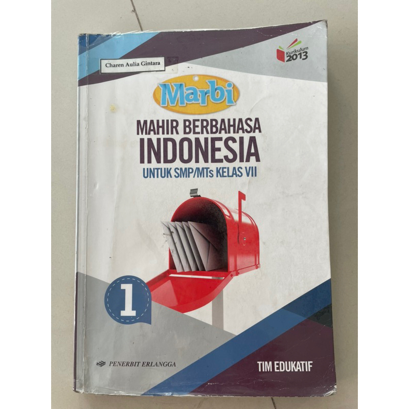

buku pelajaran bahasa indonesi kelas 7 SMP