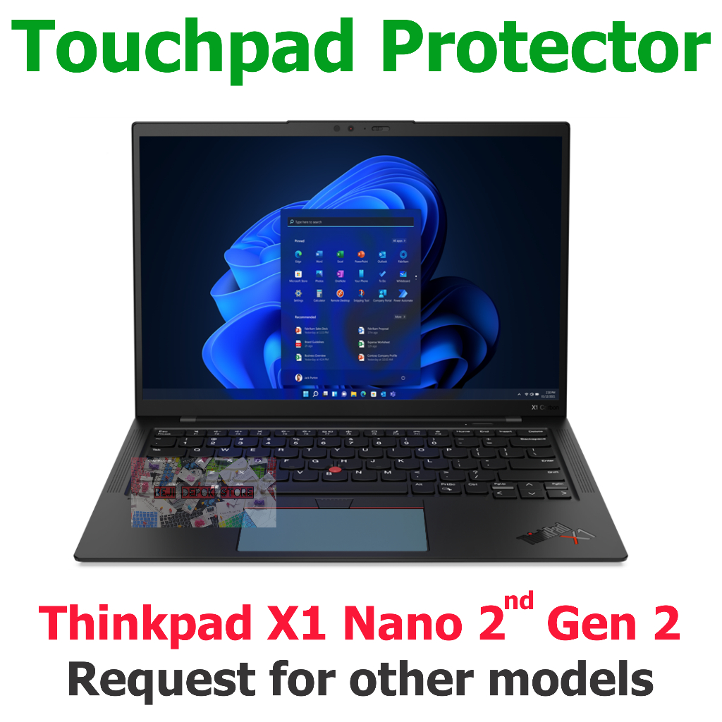 Thinkpad X1 Nano 2nd Gen 2 second Gen Touchpad Protector Guard