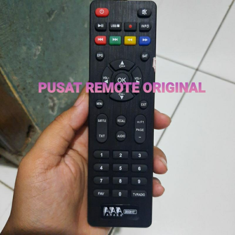 REMOTE REMOT STB TANAKA ORION SKY ORIGINAL ASLI