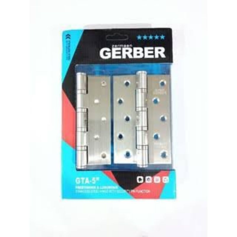 Gerber Engsel Pintu Jendela Stainless Steel 3 inch 4 inch 5 inch 6 inch 3" 4" 5" 6