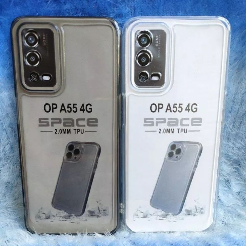 SoftCase OPPO A55 - 4G Cesing HP Silikon Bening