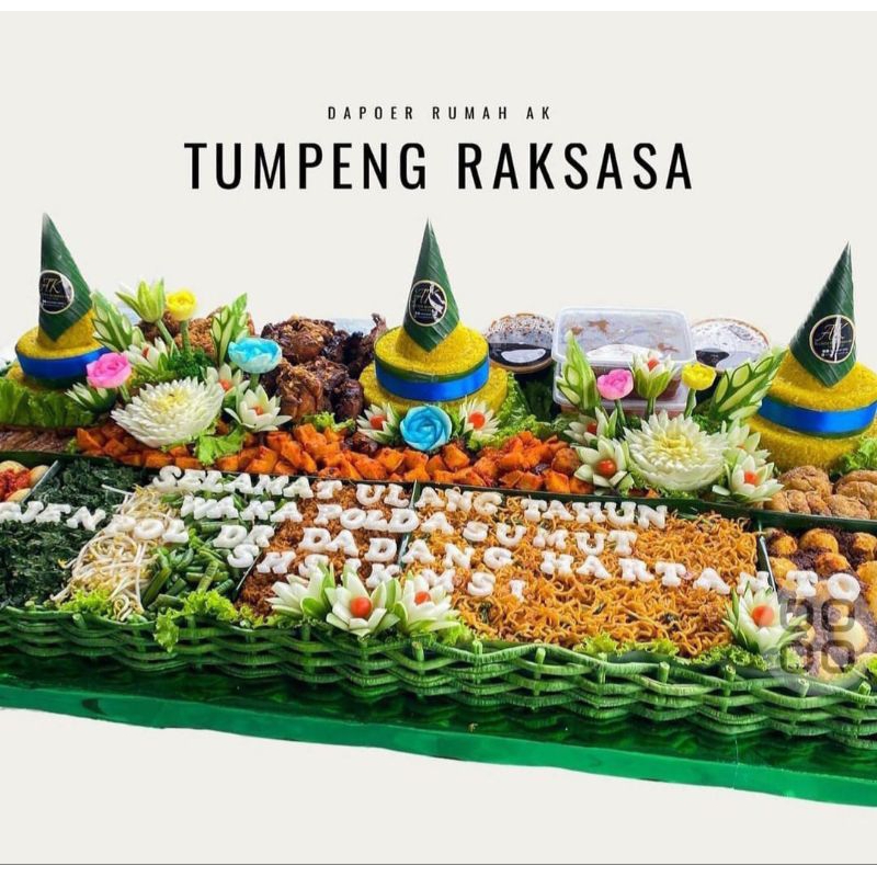 

TUMPENG 50 PORSI MEDAN BY DAPOER RUMAH AK