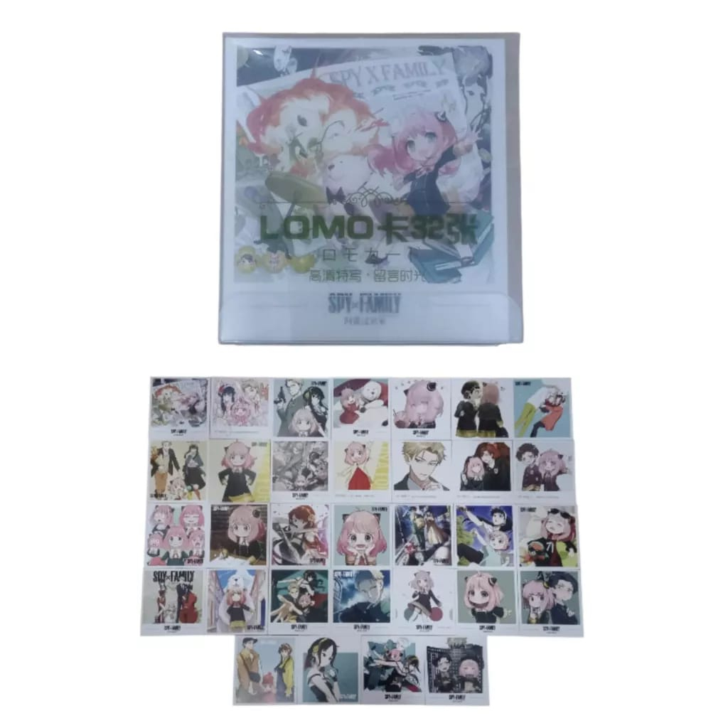 Haute57 [ Spy X Family ] Lomo Card / Kartu / Stiker Anime Spy X Family