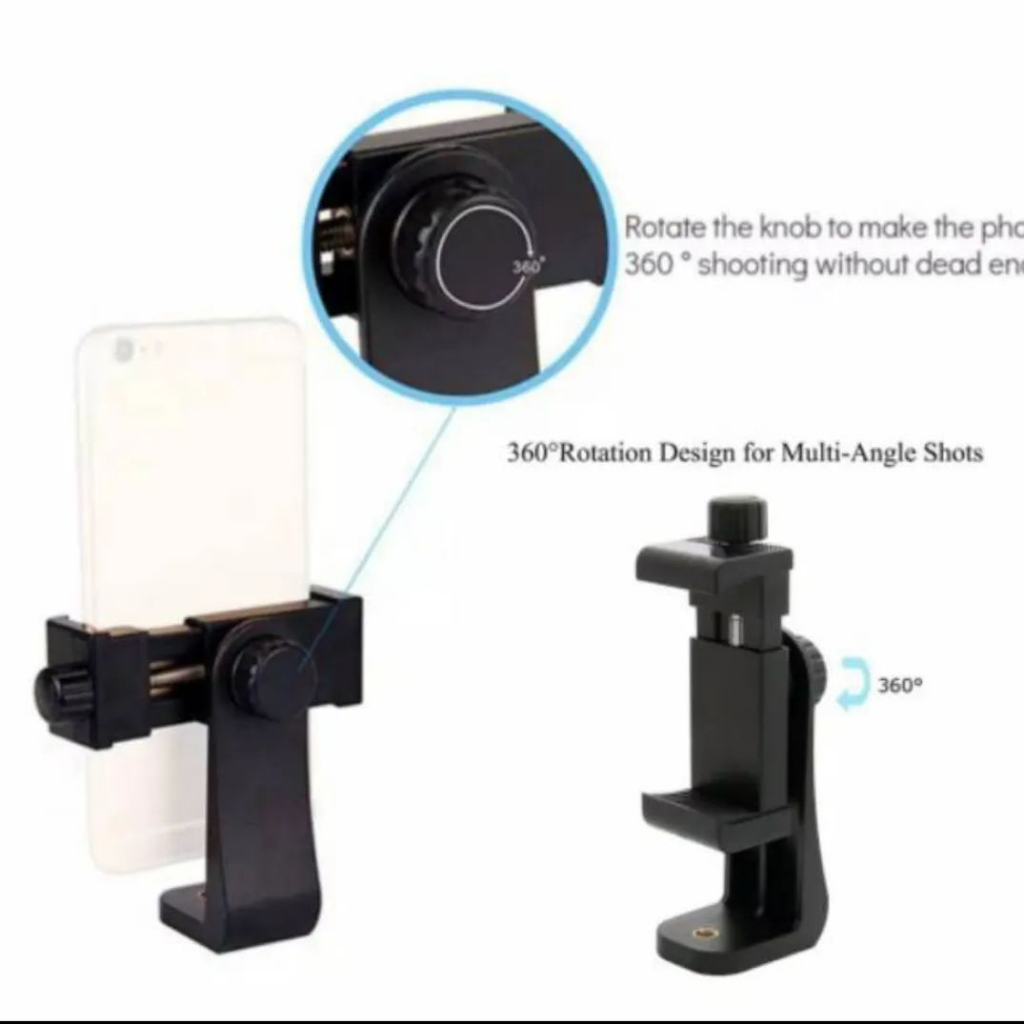 KEPALA HOLDER TRIPOD  360 DERAJAT MODEL BAUT