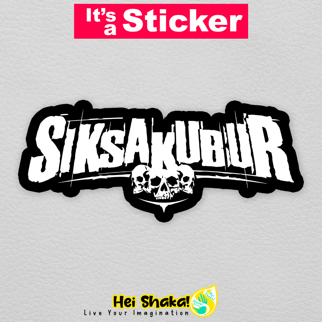

Stiker SIKSA KUBUR Sticker Musik Metal Band Vinyl Anti Air