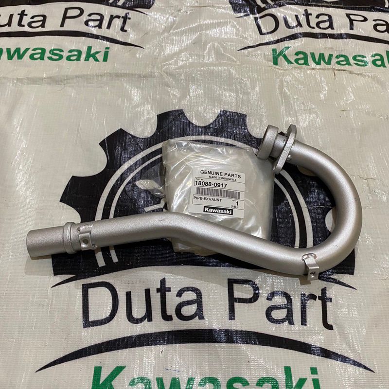 LEHER SAMBUNGAN KNALPOT KAWASAKI KLX 150 S KLX D-TRACKER LAMA ORIGINAL