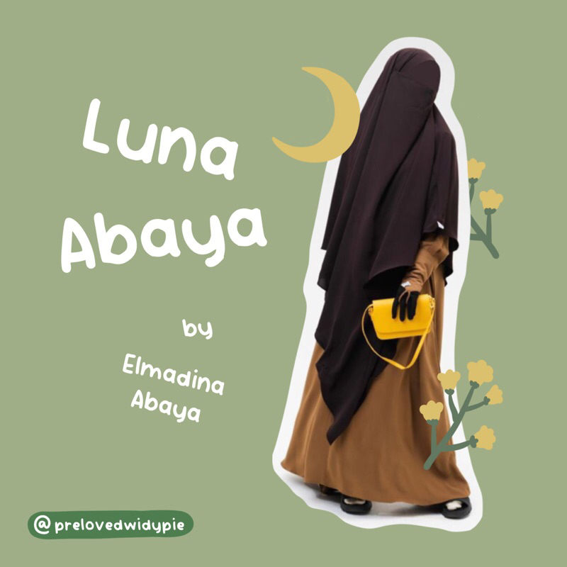 Preloved Elmadina - Luna Abaya / M / Medal bronze