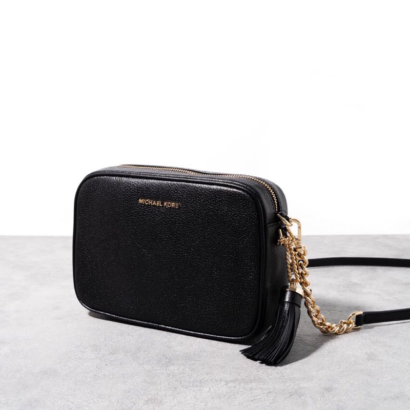 MK Jet set medium camera crossbody bag leather 21x14x5.7 CM - DB ori