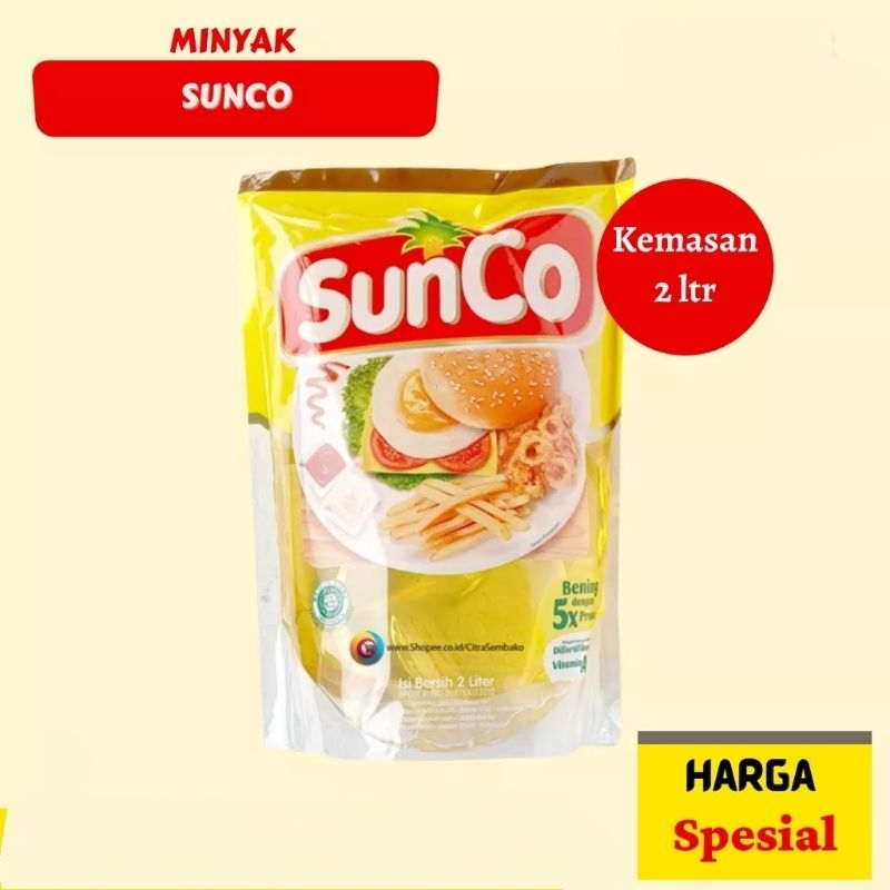 

SUNCO MINYAK GORENG KEMASAN 2 LITER