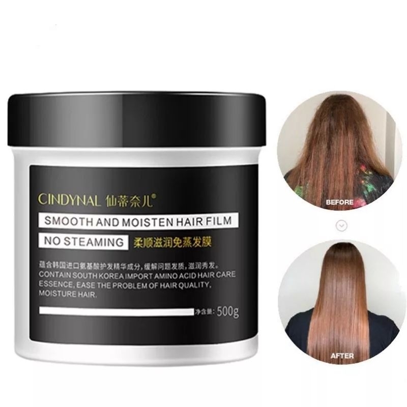 Cindynal Hair Mask 500gr BPOM - Keratin Smoothing Pelurus Rambut