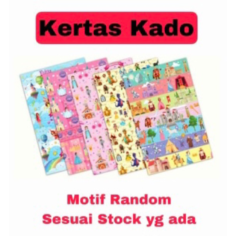 

Tambahan Packing bungkus Kertas Kado