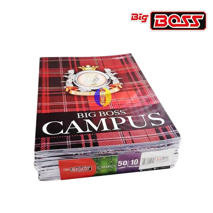 

Buku Tulis Campus Big Boss 50 Lembar (HARGA 1 PACK)