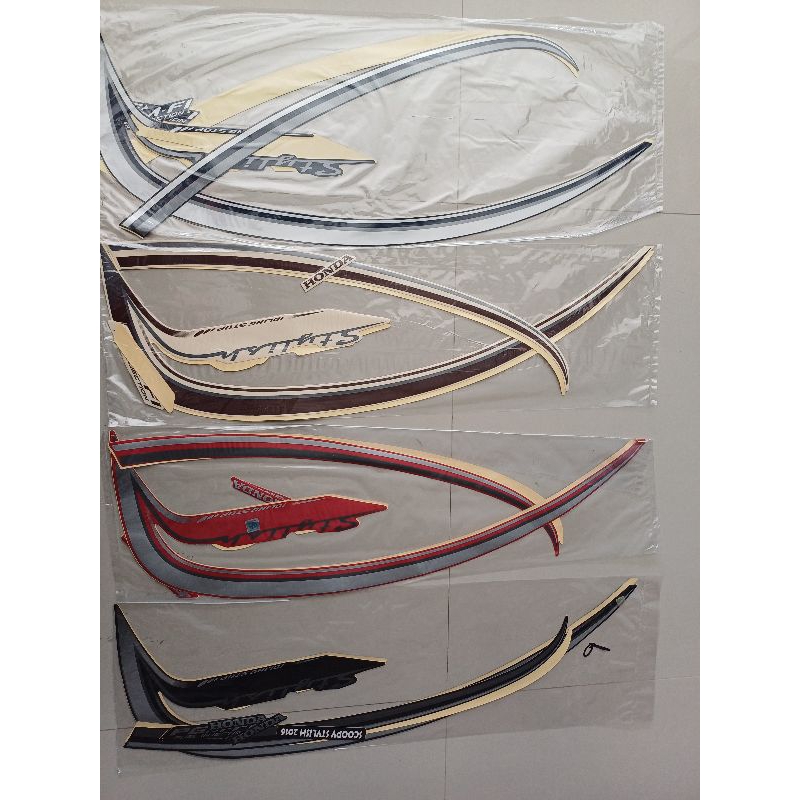 striping scoopy stylist tahun 2016 original dan mitasi