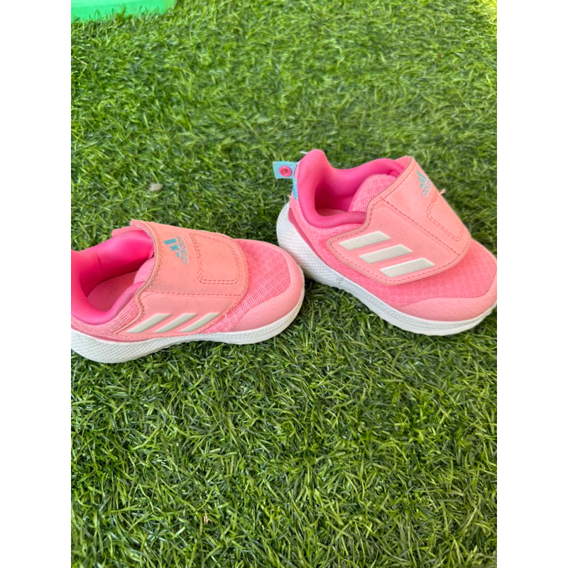 preloved sepatu anak adidas EQ.21 run 2.0 sport running hook and loop strap shoes / sepatu bayi