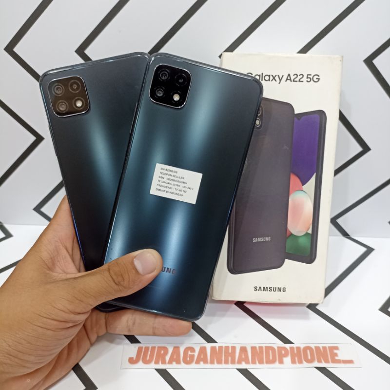 Samsung A22 5G Ram 8/128GB 6/128GB Hp Second Seken Bekas Fullset