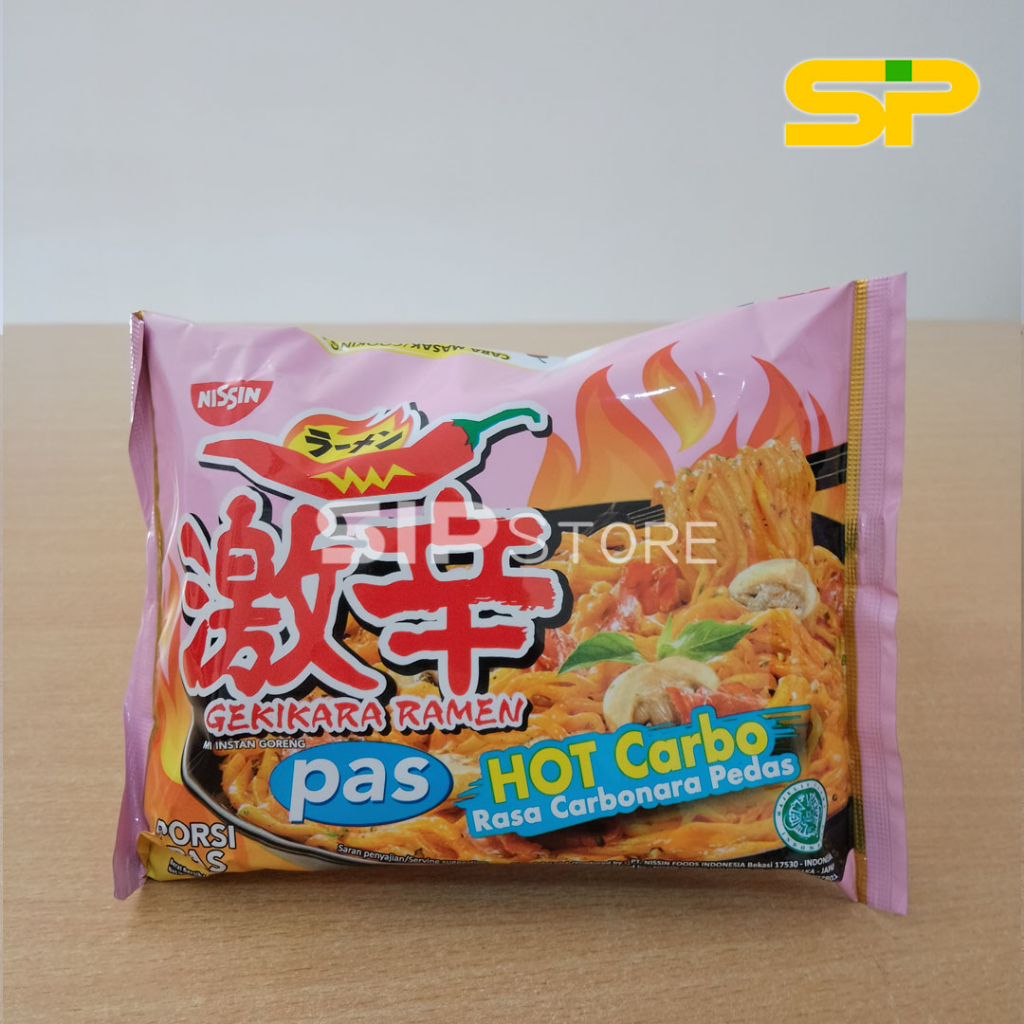 

Nissin Gekikara Ramen Hot Pas Carbo/Rasa Carbonara Pedas 81 g