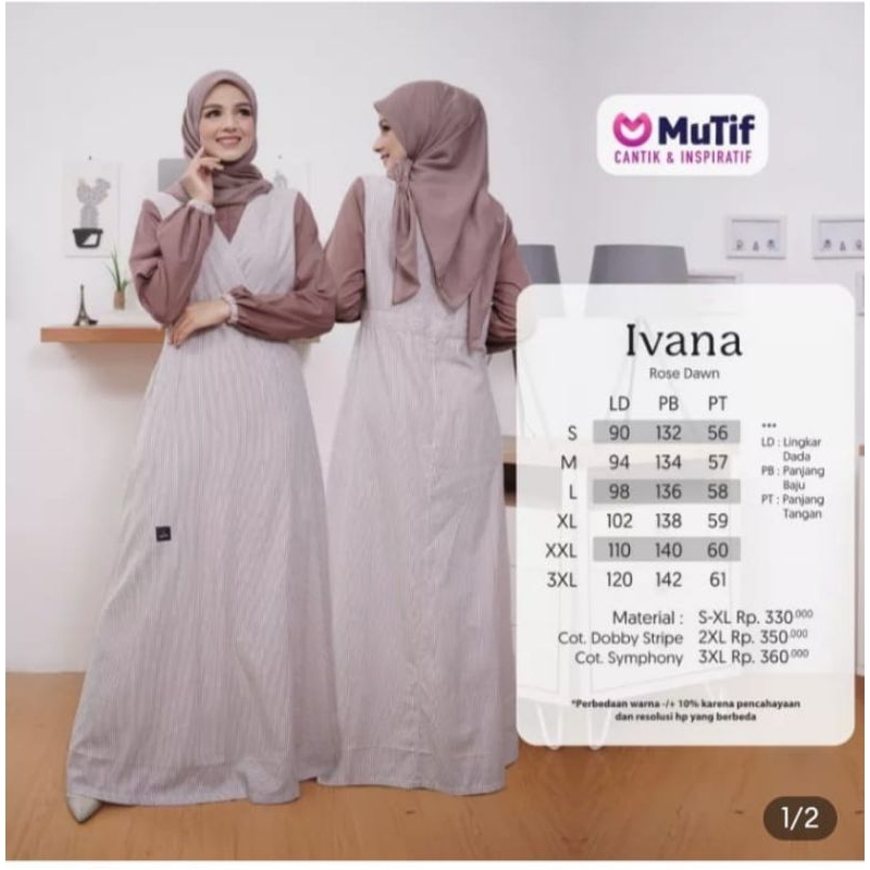 IVANA DR GAMIS CASUAL BY MUTIF