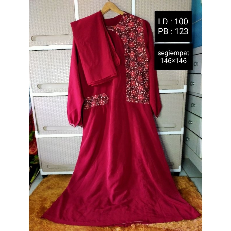 Preloved gamis syari