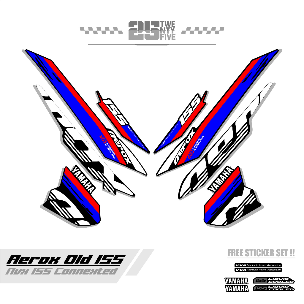 STRIPING AEROX 155/VARIASI 1/STRIPING AEROX OLD/STIKER AEROX OLD/STICKER AEROX OLD 115/STRIPING AERO
